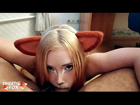 ❤️ Kitsune dîk û kum di devê xwe de dadiqurtîne ❌ Sluts li me ❌❤